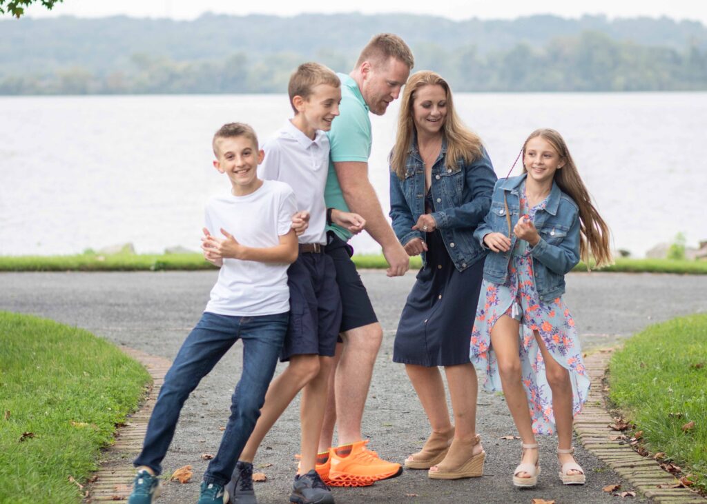 Summer family portrait session